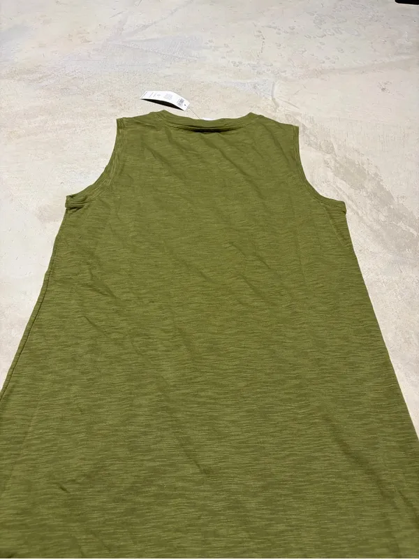 Chico’s NWT Sleeveless Olive Green Maxi Dress MSRP$89 0 4/6 - Image 7