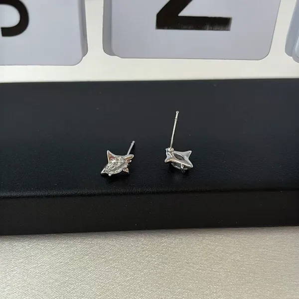 Small CZ Stor Stud Earrings for Men Women Streetwear Hip Hop Punk Unisex Style - Image 4