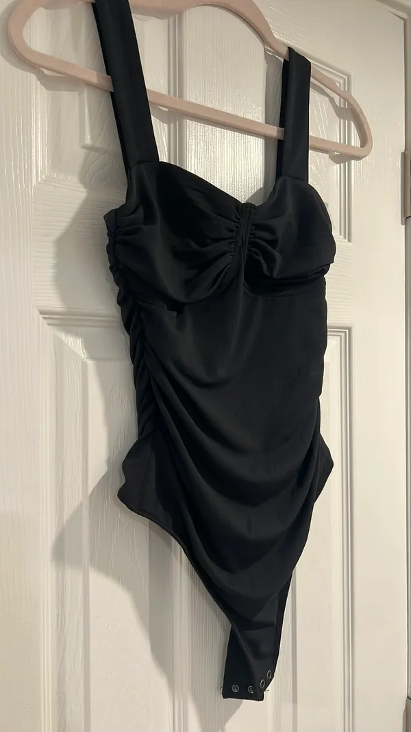 Abercrombie & Fitch Soft A&F Collection Black Bodysuit - Image 6
