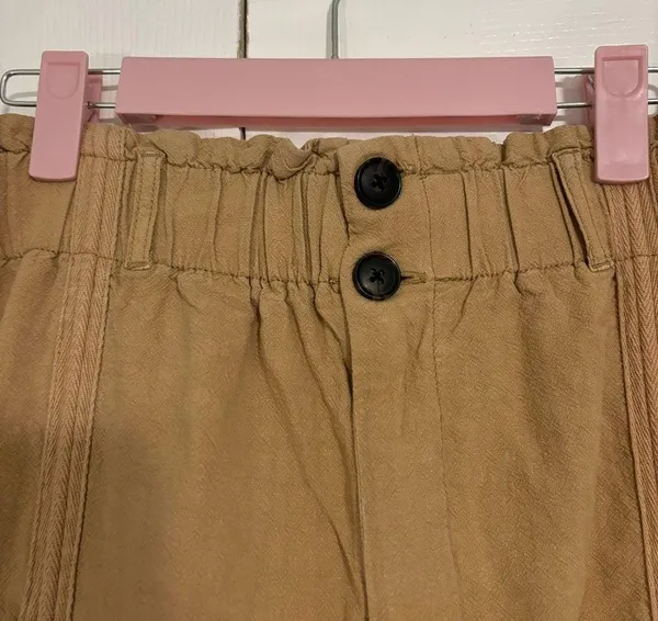 Urban Outfitters Isla Paper Bag Tan Cargo Pants - Image 6