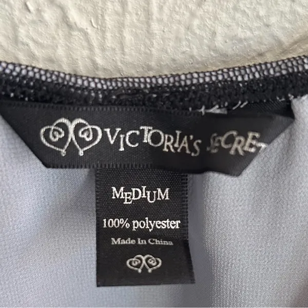 Victoria’s Secret Sheer Mesh Babydoll Slip – Y2K Fairy Grunge Sz medium black - Image 4