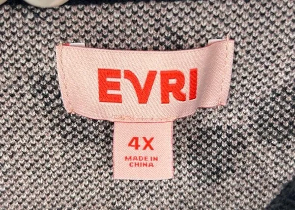 NWT Evri Animal Print Cozy Knit Sweater Plus Size 4X - Image 7