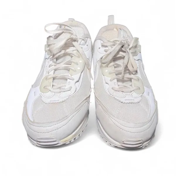 Nike Air Max 90 Futura Triple White Womens Size 8 Sneakers DM9922-101 - Image 7
