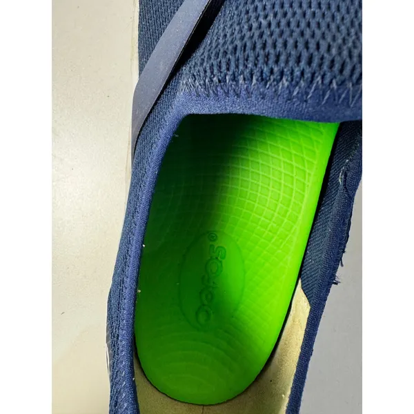 Oofos OOmg Mesh Low Shoe Women‎ 9.5 Navy Blue Recovery Slip On Walking Sneaker - Image 8