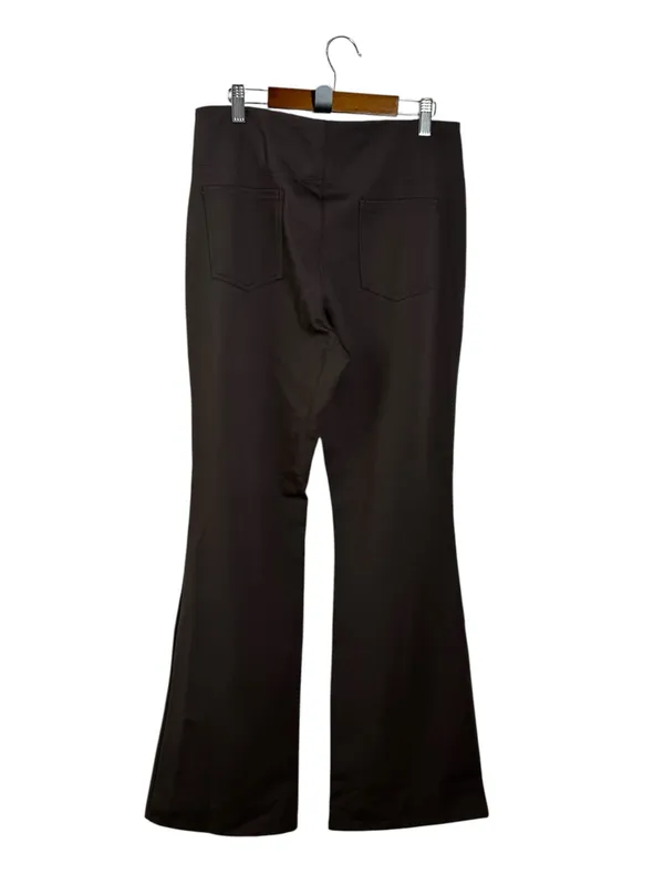 Halara Flex High Waisted Slight Flare Work Pants Brown Size M Office NEW - Image 4