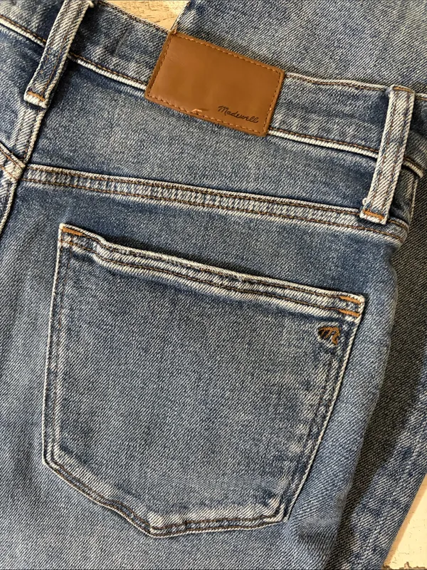 Madewell Slim Wide Leg Crop Jeans Size 28 - Image 7