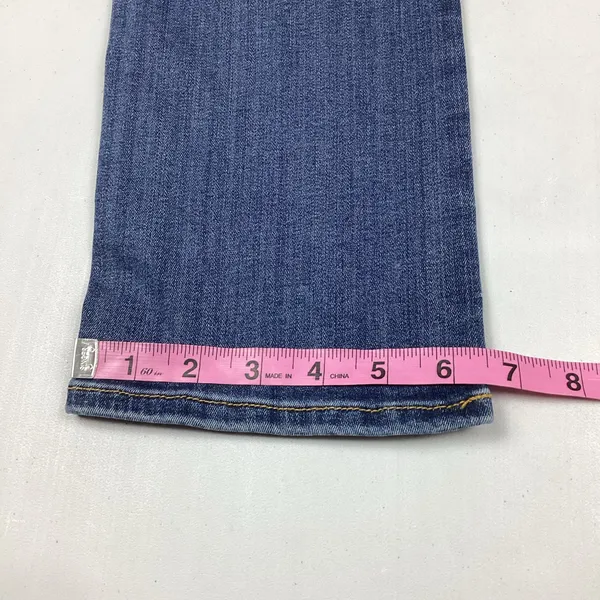 7 For All Mankind Skinny Jeans Size 27 Medium Wash New with Tag - Image 12