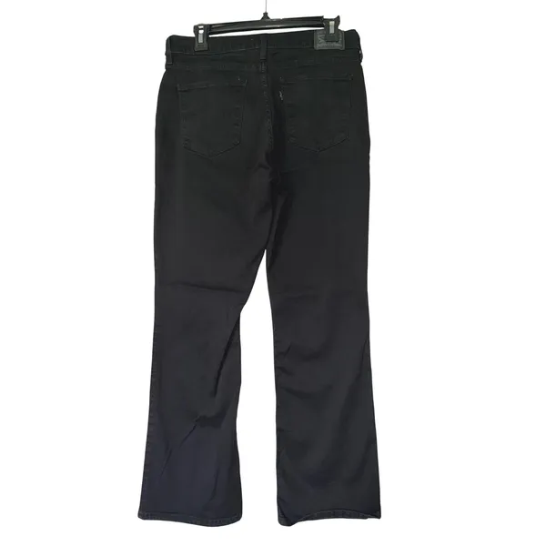 Levis Classic Bootcut Jeans Womens 10S Black W30 L30 Mid Rise 39252-0017 - Image 2