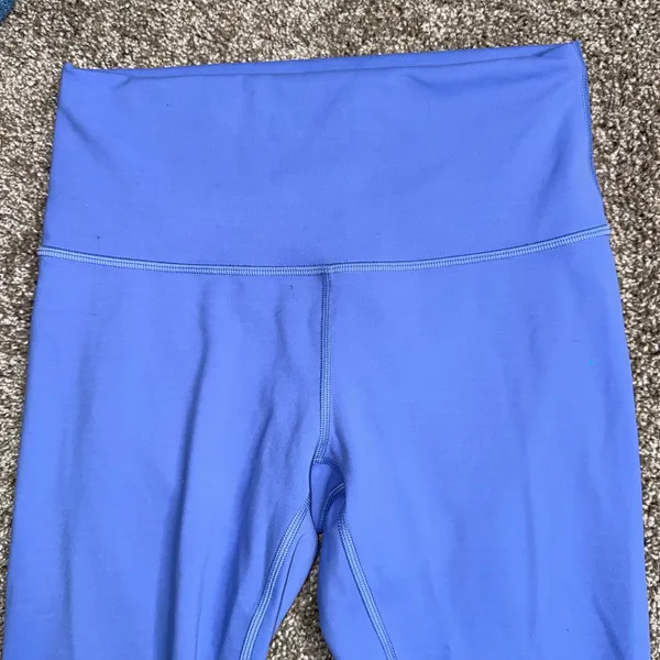 Lululemon Wunder Train High-Rise Pant Women Size 6 Blue 28" Nulu Leggings - Image 2