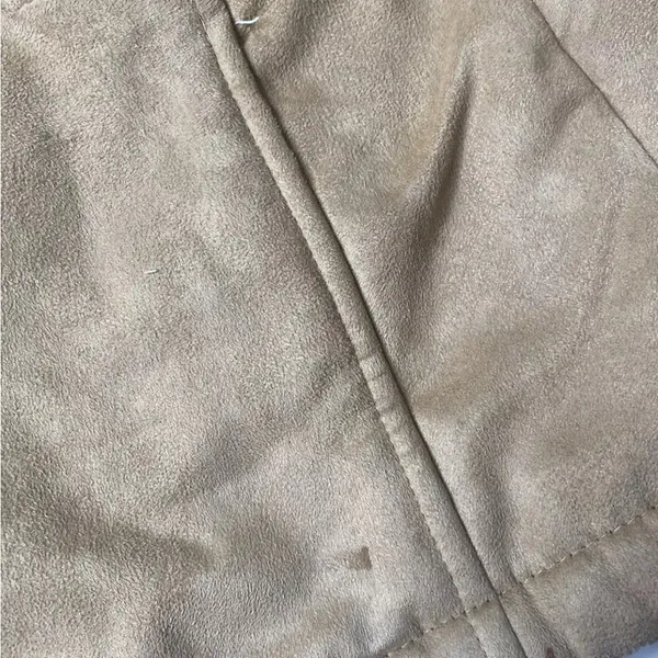 Vtg Women's lg Full Zip Vest caribbean joe let go 104521 Tan Southern Western - Image 7