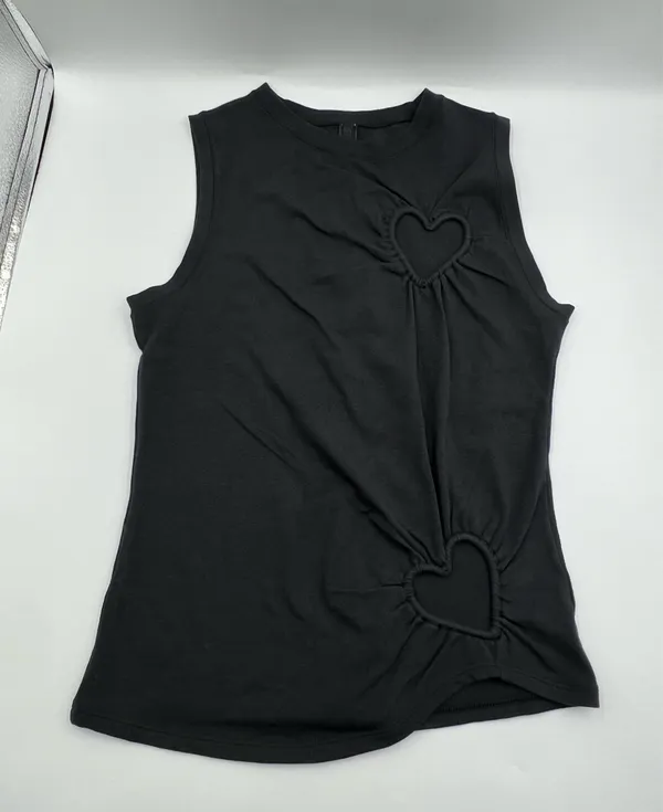 SKIMS Heart Cotton Blend Jersey Tank - Image 2