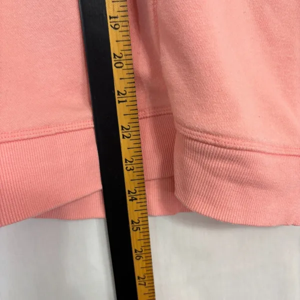 Champion Quarter Zip Sweatshirt Peach Logo Pullover Athleisure Loungewear Size S - Image 8