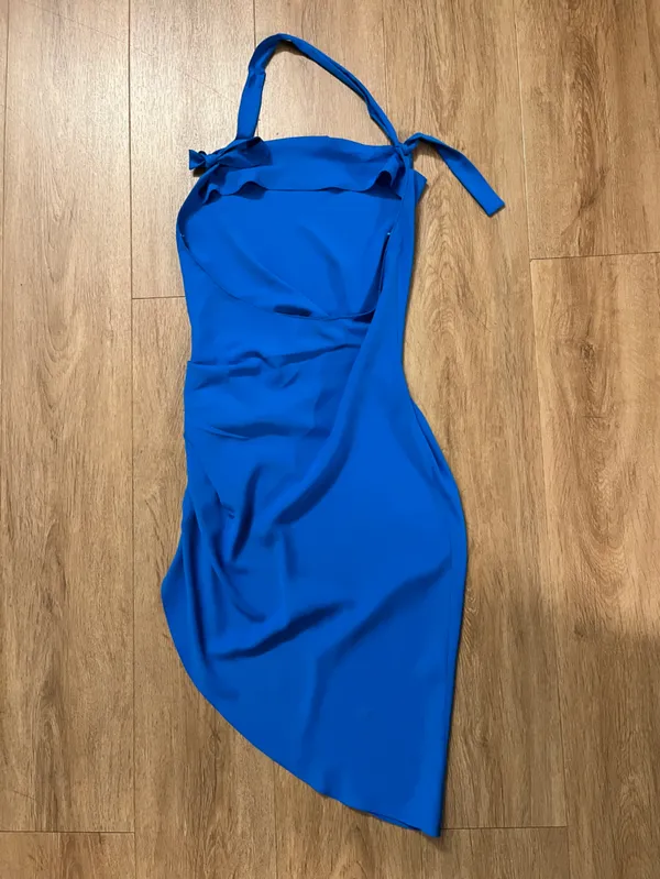 AMANDA UPRICHARD Maxwell Dress in Electric Blue - Image 4