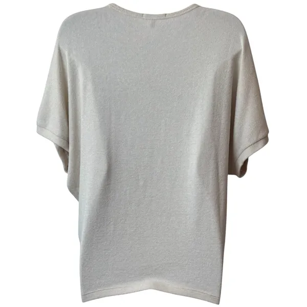 Quince‎ Cream Extremely Soft Dolman Sleeve Blouse Minimalist Luxury Career XS - Image 5