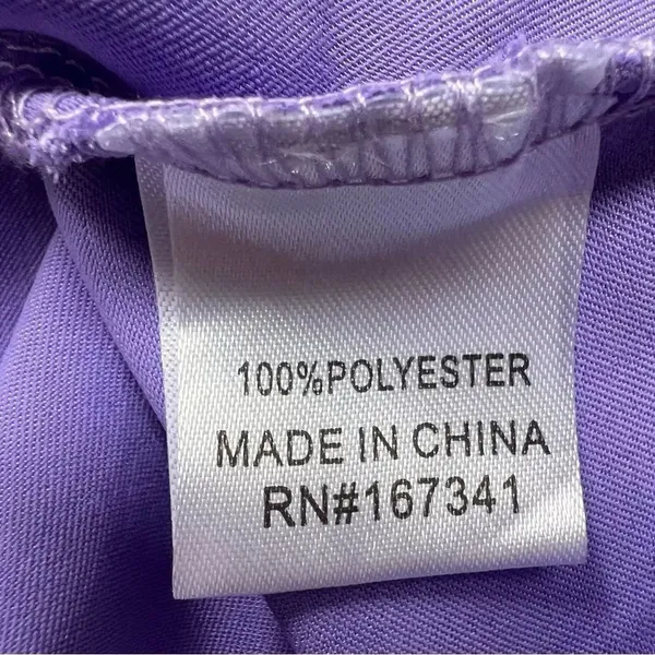 Hello Molly Famous Fit Lilac Lavender Satin Slip Mini Dress Size Medium - Image 11