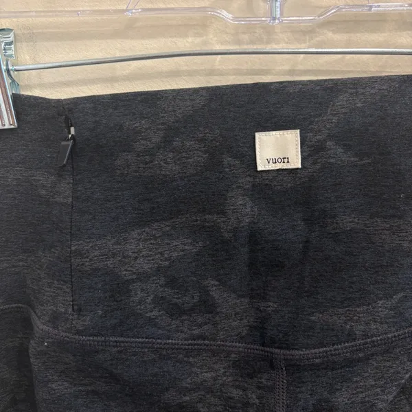 Vuori Clean‎ Elevation Leggings Black Camo Heather DreamKnit VW444 Small Active - Image 6