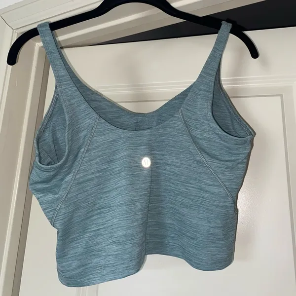 Lululemon Yoga Align Tank Heathered Tidewater Teal Size 10 - Image 2