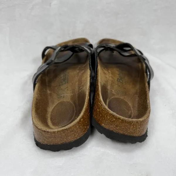 Birkenstock Betula Vinja Black Faux Patent Leather Strappy Sandals Size 40N US 9 - Image 7