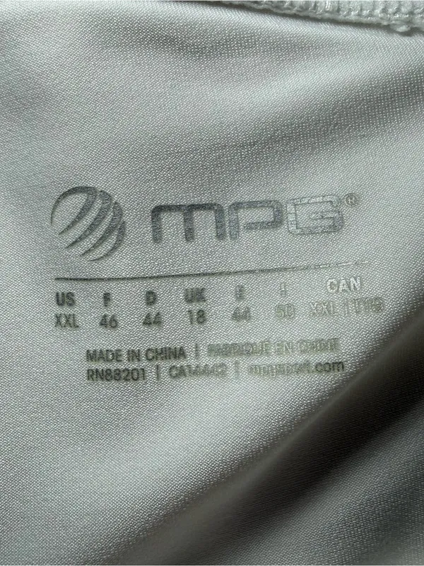 MPG Mondetta Groove White Pleated Hem Knit Skort Golf Pickleball Size XXL - Image 4