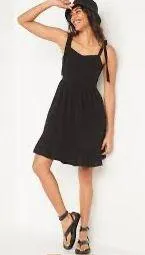 Old Navy Gauze Tie Dress - Image 2