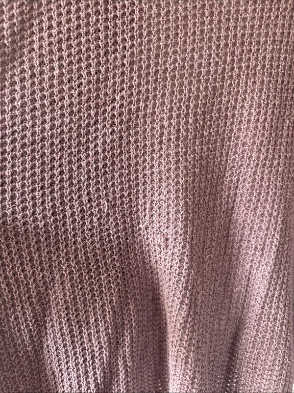 American Eagle Outfitters Dusty Mauve Open-Front Knit Cardigan / C74 - Image 7