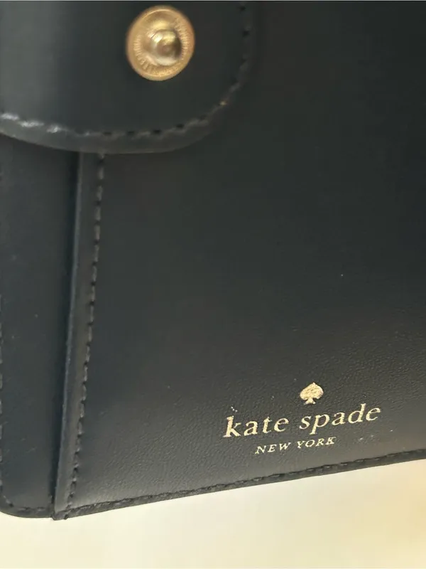 kate spade New York Navy Card Cash and Change Wallet - Image 10