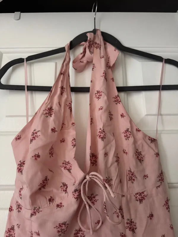 Aeropostale Maxi Halter Printed Dress - Image 3