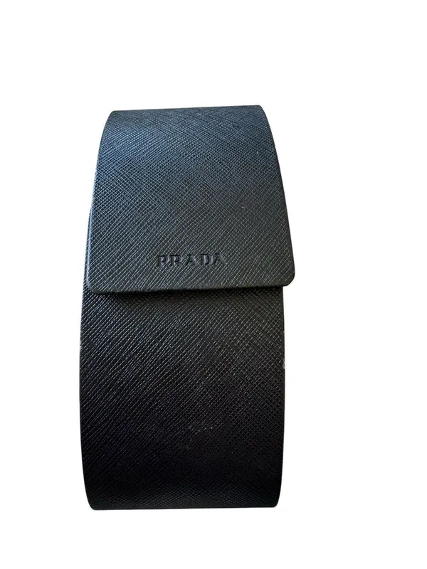 Prada Women's SPR51T SPR/51T Square Sunglasses Metallized Gold-Black - Image 8