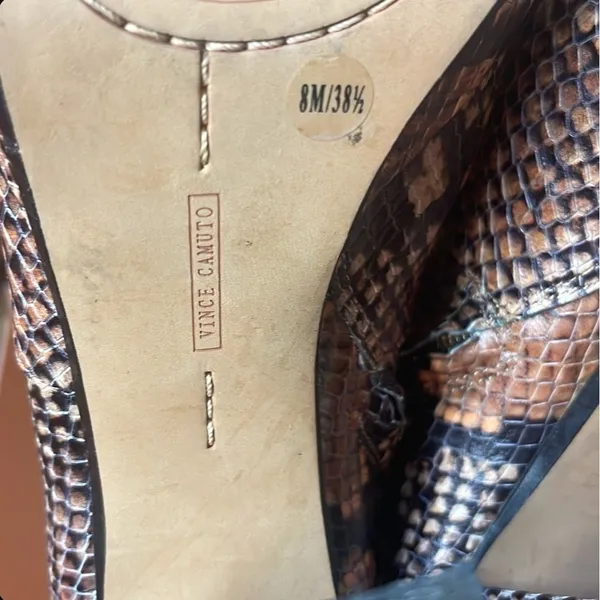 Vince Camuto Brown and Black Heeled Boots - Image 9