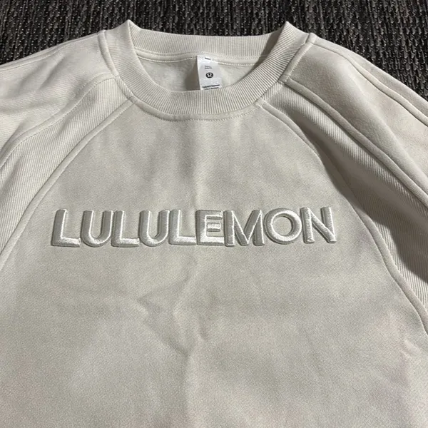 Lululemon NEW Scuba Oversized Pullover *Wordmark Limited Edition Spellout Sz M/L - Image 3