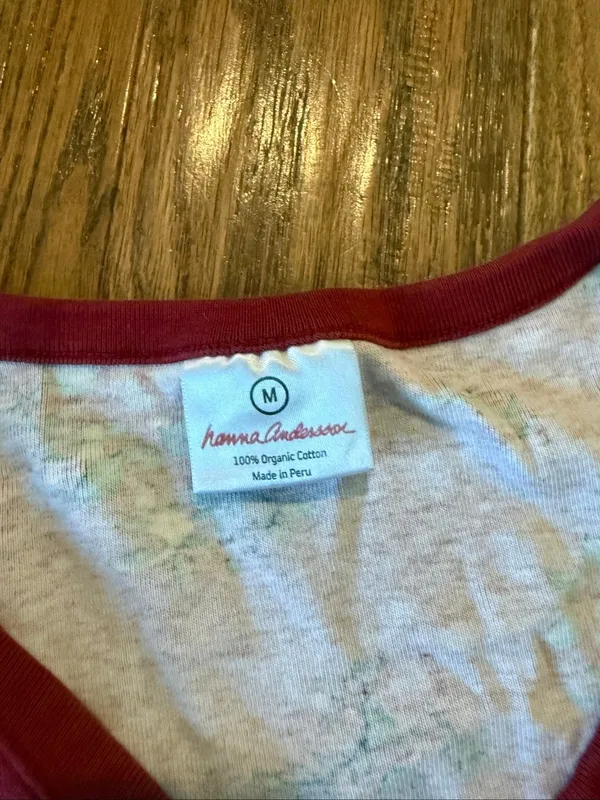 Hanna Andersson women’s floral organic cotton pajama set size S/M - Image 7