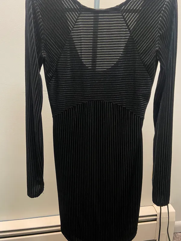 Black Long Sleeve Dress - Image 7