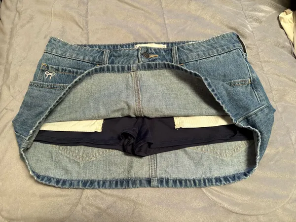 Hollister Jean Skirt Mini Y2K - Image 4