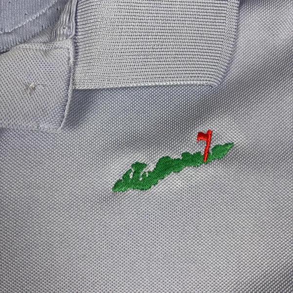 Adidas Golf Polo Shirt Womens Medium Purple Fisher's Island Golf Course - Image 4