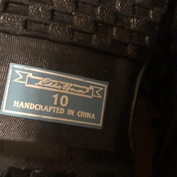 Eddie Bauer Vintage Black, Quilted Waterproof Lined Snow Duck Boots Size 10 - Image 7