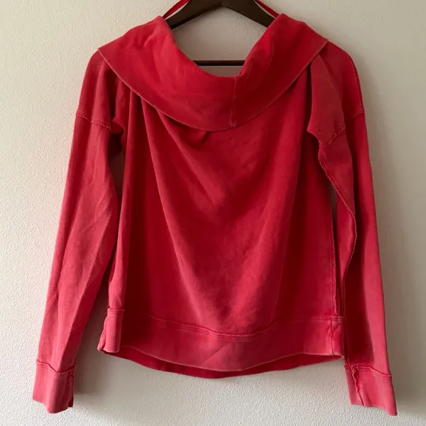 Free People Red Racer Not the Same Tee L - Image 8
