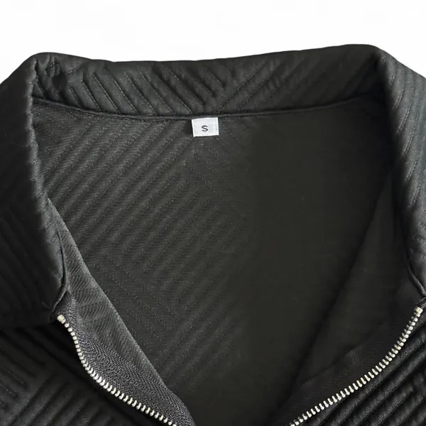 Mens Matching Set ✦ Open To All Offers ✦ Bundle Measurements: Used Excellent Condition. Mens Full Set Thick Patterned Business Shirt Black Size Small ——— TAGS ——— #Formal #Business #y2k #Black #Polo - Image 4