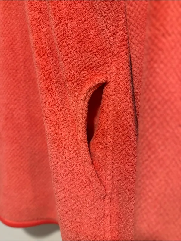 Patagonia Re-Tool Snap-T Sz:XL Pullover coral Polartec fleece chest pocket Soft. - Image 8