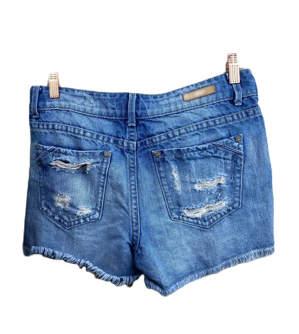 Buckel Black Jean Shorts - Image 2