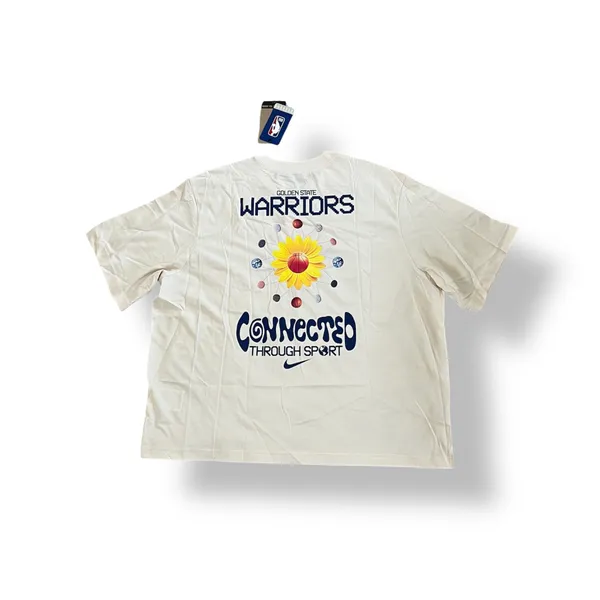 NWT NIKE Golden State Warriors Courtside NBA Boxy Tee - Image 2