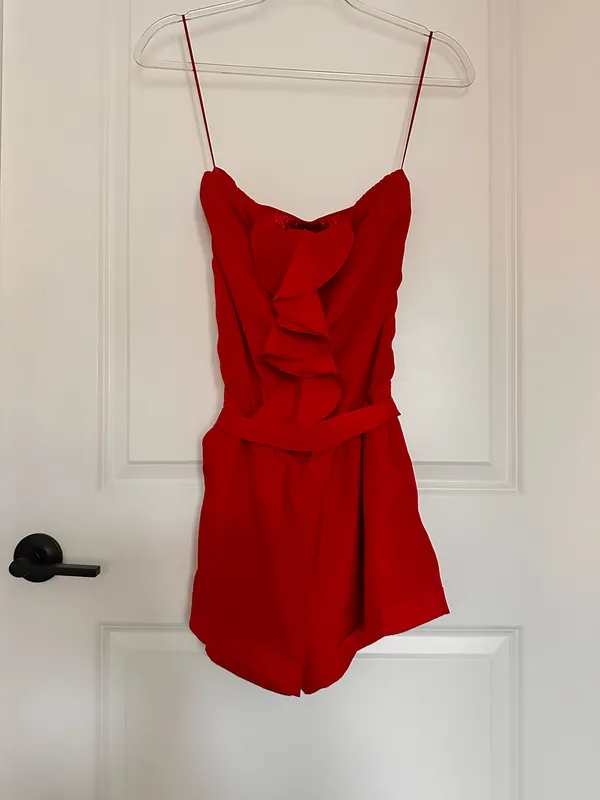 Express Romper Red XS - Image 4
