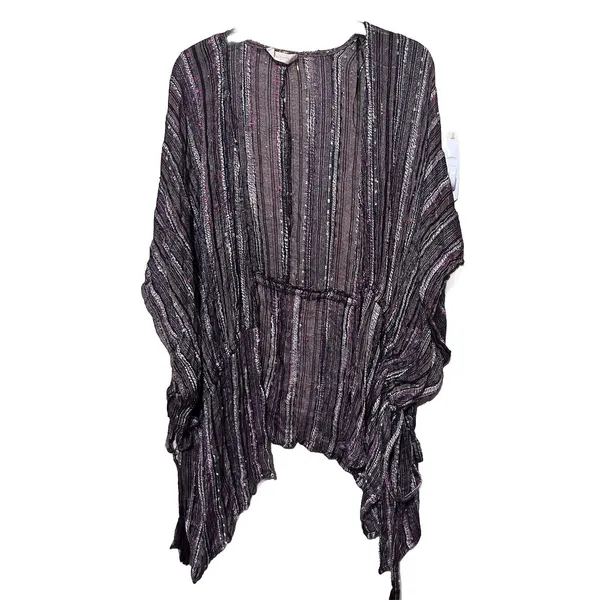New Altar'd State Purple Multi knit Cardigan Kimono sweater textured sz M NWT - Image 2