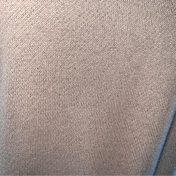 WinWin Refuge Tan Textured Knit Fabric Long Sleeve Jumpsuit w/Deep V Back-Sz S - Image 11