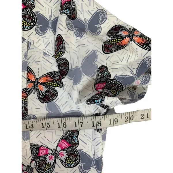 Scrubstar Women's Butterflies Scrub Top - Image 5