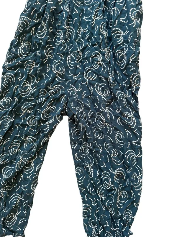 MAEVE Blue Anthropologie Patterned Overalls Sz Medium NEW NWOT - Image 4