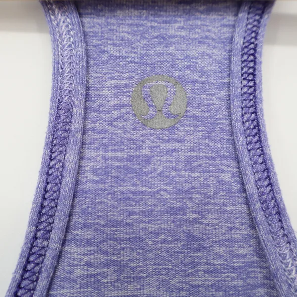 Lululemon Tank Top Womens N/A Cool Racerback Purple Heathered Excellent - Image 2