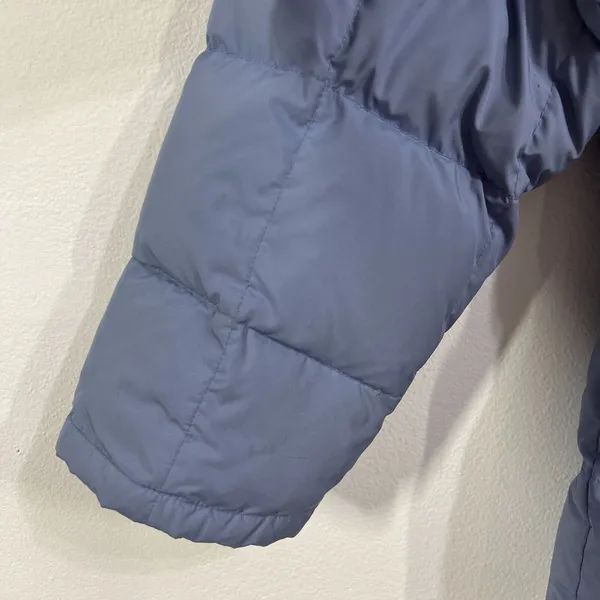 Eddie Bauer‎ Goose Down Weatheredge Puffer Jacket Womens Large Periwinkle Zip-Up - Image 6