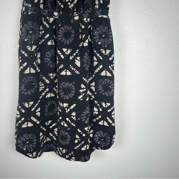 Madewell Starview Batik Grid Silk Dress Sz 2‎ - Image 6