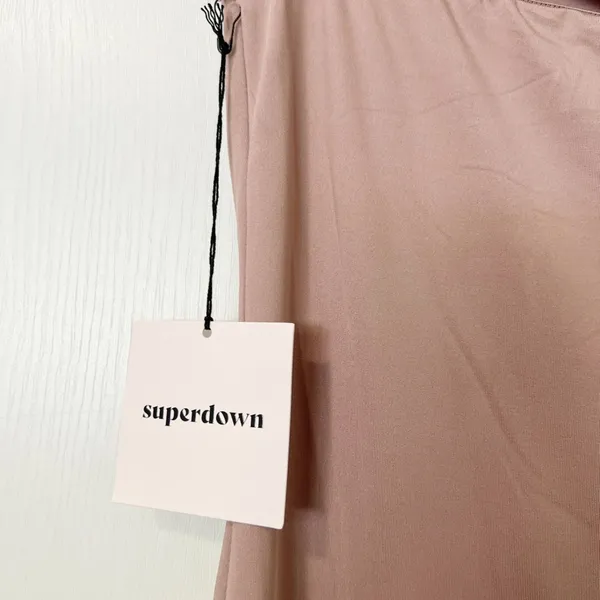 NWT SUPERDOWN Toni Slit Maxi Dress‎ in Mocha - Image 7
