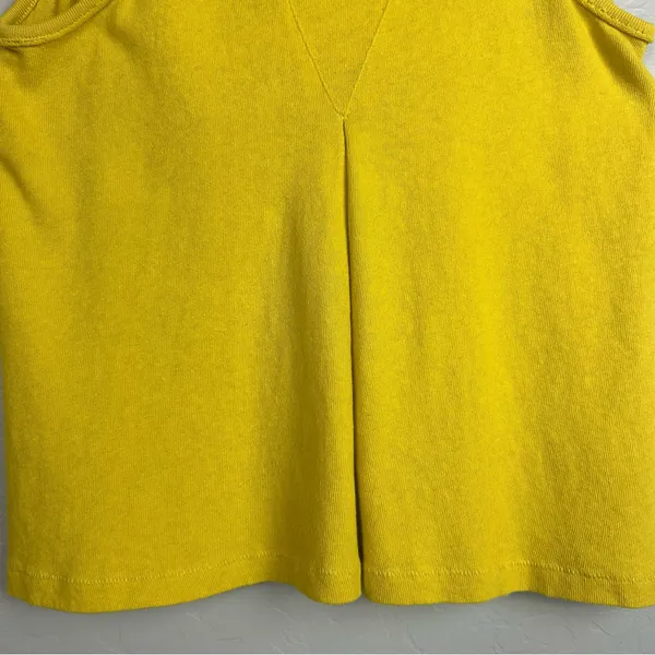 ⭐️Free People we the free west coast yellow swing graphic tank top size small - Image 13
